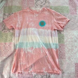 Multi-Color Tie Dye Women’s S Simply Southern T-Shirt
